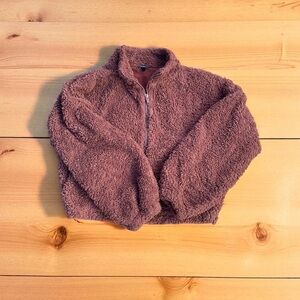 Express Women's Pink and Burgundy Jacket Small Used